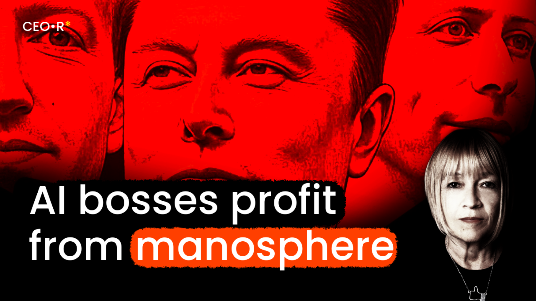 Cindy Gallop: AI bosses fuel and benefit from toxic masculinity -- The CEO Retort Podcast.