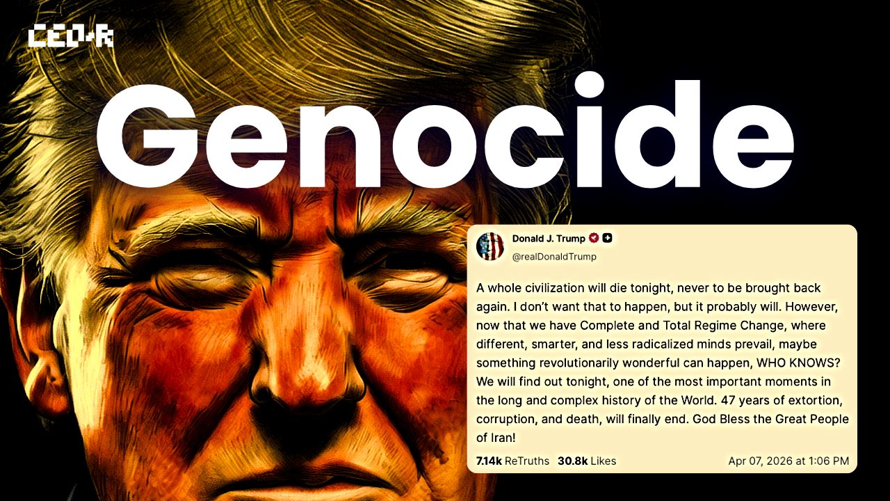 Emergency Minisode – Trump broke Article III of the Genocide Convention. A punishable offence! | The CEO Retort Podcast