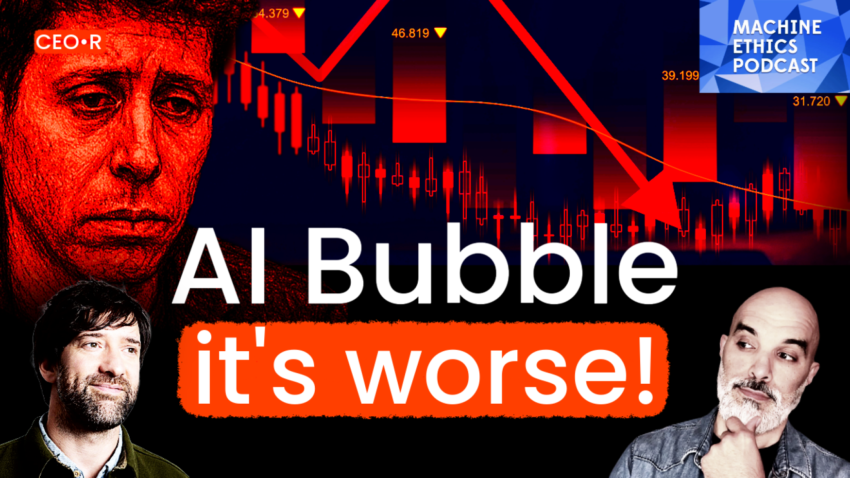 Collab Episode: The AI bubble is much worse than we thought. It's a financial nightmare! The CEO Retort podcast and Machine Ethics Podcast collaboration episode.